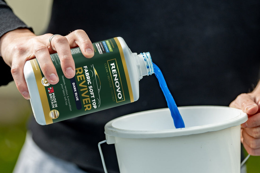 How to Dye & Restore a Faded Fabric Convertible Roof