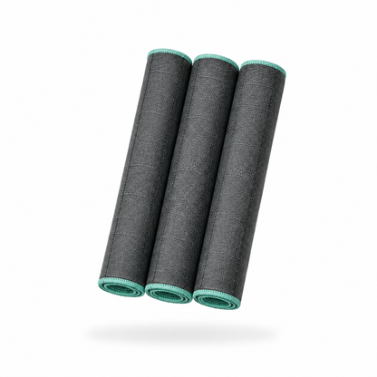 Carbon Glass Cloths - 3 Pack