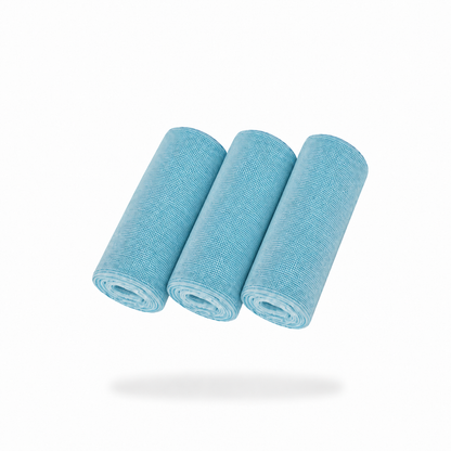 Soft Edgeless Multi-Purpose Microfibre Cloth - 3 Pack