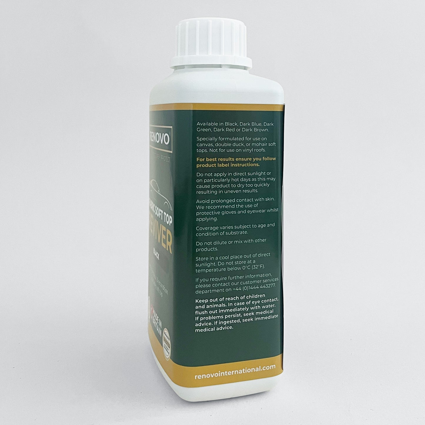 Rénovateur de capote souple en tissu