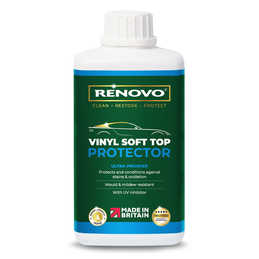Renovo Vinyl Ultra Proofer - 500ml (Ideal for Soft tops / Convertibles Renovo Vinyl Ultra Proofer - 500ml (Ideal for Soft tops / Convertibles